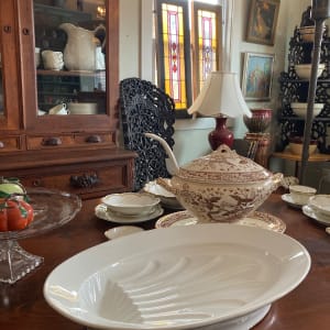 Large ironstone serving platter 