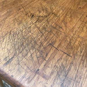 Primitive drop leaf table 