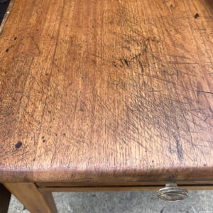 Primitive drop leaf table 