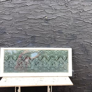 Etched glass panel 