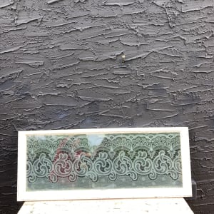 Etched glass panel 