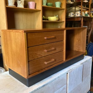 DANISH teak low entertainment cabinet 