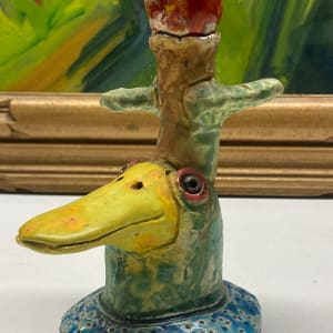 Mike Norman duck  candlestick 