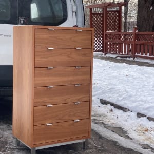 Room and Board cherry 6 drawer linear chest 