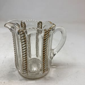 small clear glass pitcher