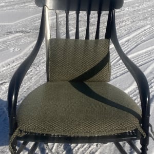 Black Regency arm chair 