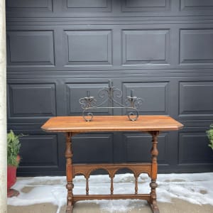 walnut entry table 