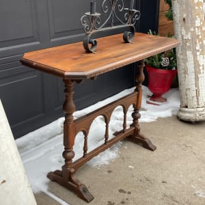 walnut entry table 