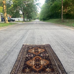 hand made wool rug 