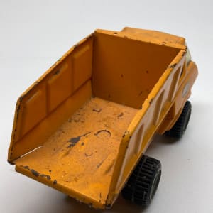 vintage TONKA orange dump truck 