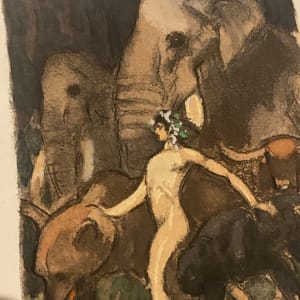 Original engraving of Mogli and the Junglebook 