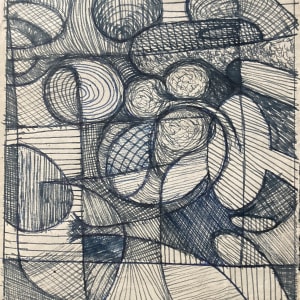 Abstract ink drawing by James Quentin Young 