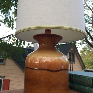 MCM pottery table lamp 