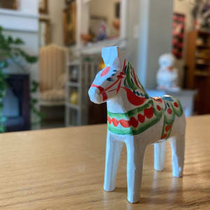 White Dala horse 