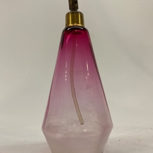 Graduated glass perfume bottle 