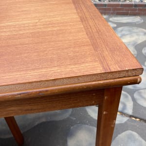 Teak dining room table 