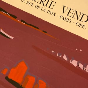 Vintage Gallerie vendome Pierre Roux poster 