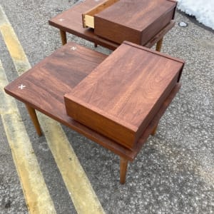 Mid century step tables 