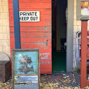 French floral Trumeau 