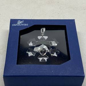 Swarovski snowflake crystal ornament 