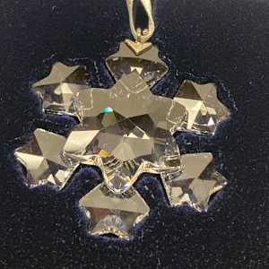 Swarovski snowflake crystal ornament 