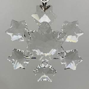 Swarovski snowflake crystal ornament 