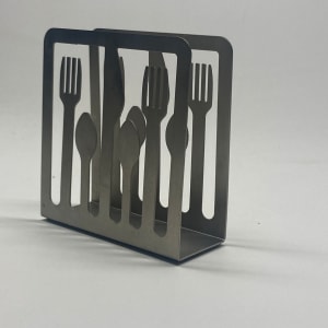 Post modern napkin holder 