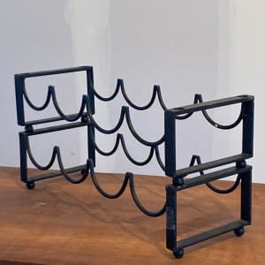 Post modern wine rack 