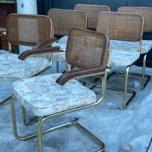 set of 6 Cesca chairs 