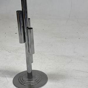 Art Deco chrome bud vase by CHASE 