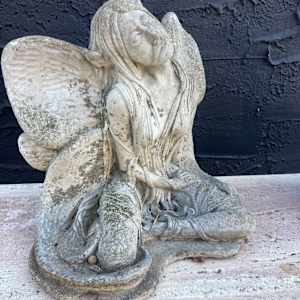 Cement garden angel 