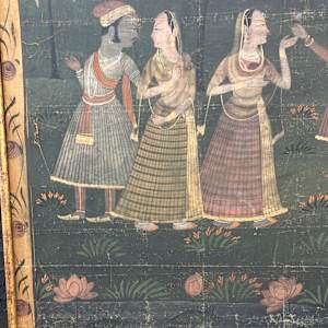 hand painted Indonesian painting on silk 