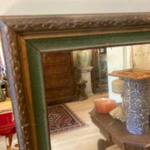 painted 3 part 1930s piano mirror 