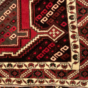 hand made Persian Afshar wool rug 