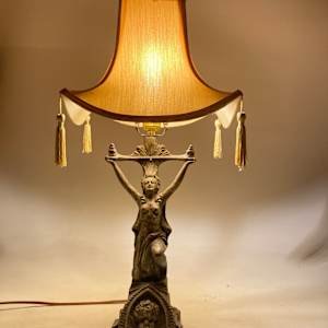Figural Art Deco table lamp
