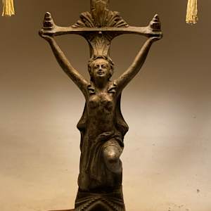 Figural Art Deco table lamp 