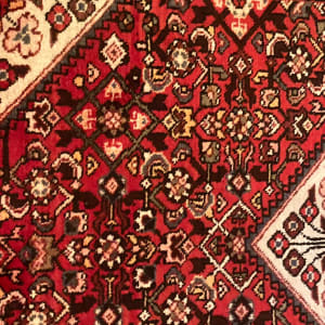 hand made Persian Hamadan  wool rug 