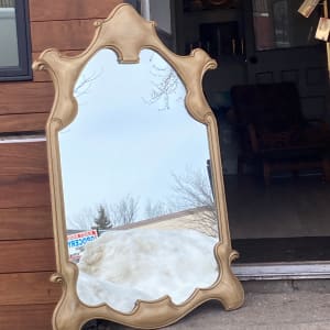 Shapely large mirror 