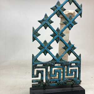 ornate Scottish iron decoration by Cowie bros. 