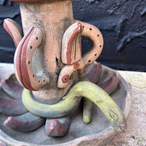 Hand made Mexican candlesticks 