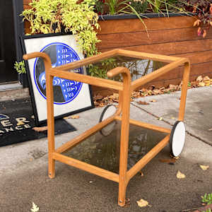 Vintage serving cart 