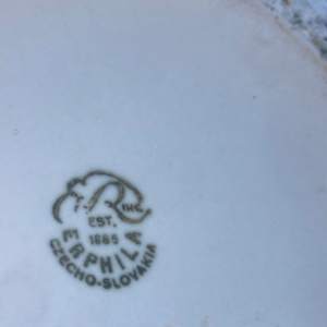 Art Nouveau Czechoslovakian art pottery vase 