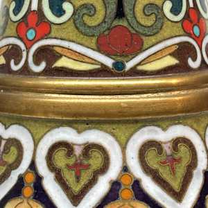 Cloisonne table lamp 