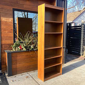 Danish modern teak bookcase 