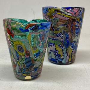 Murano art glass vase by Dino Martens for Aureliano Toso 