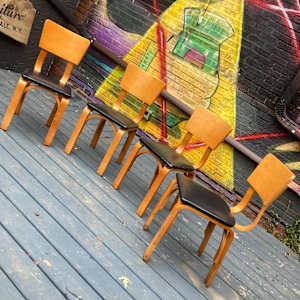 Set of 4 Thonet chairs 