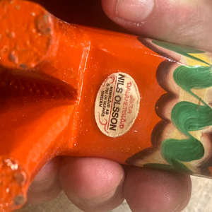 Orange Dala horse 