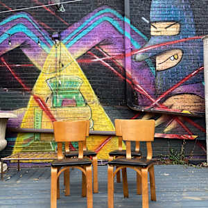 Set of 4 Thonet chairs 