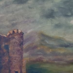 Ardvreck Castle, Sutherland, Scotland by Joann Renner  Image: detail-upper right
