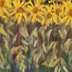 March of the Sunflowers  Image: detail signature
